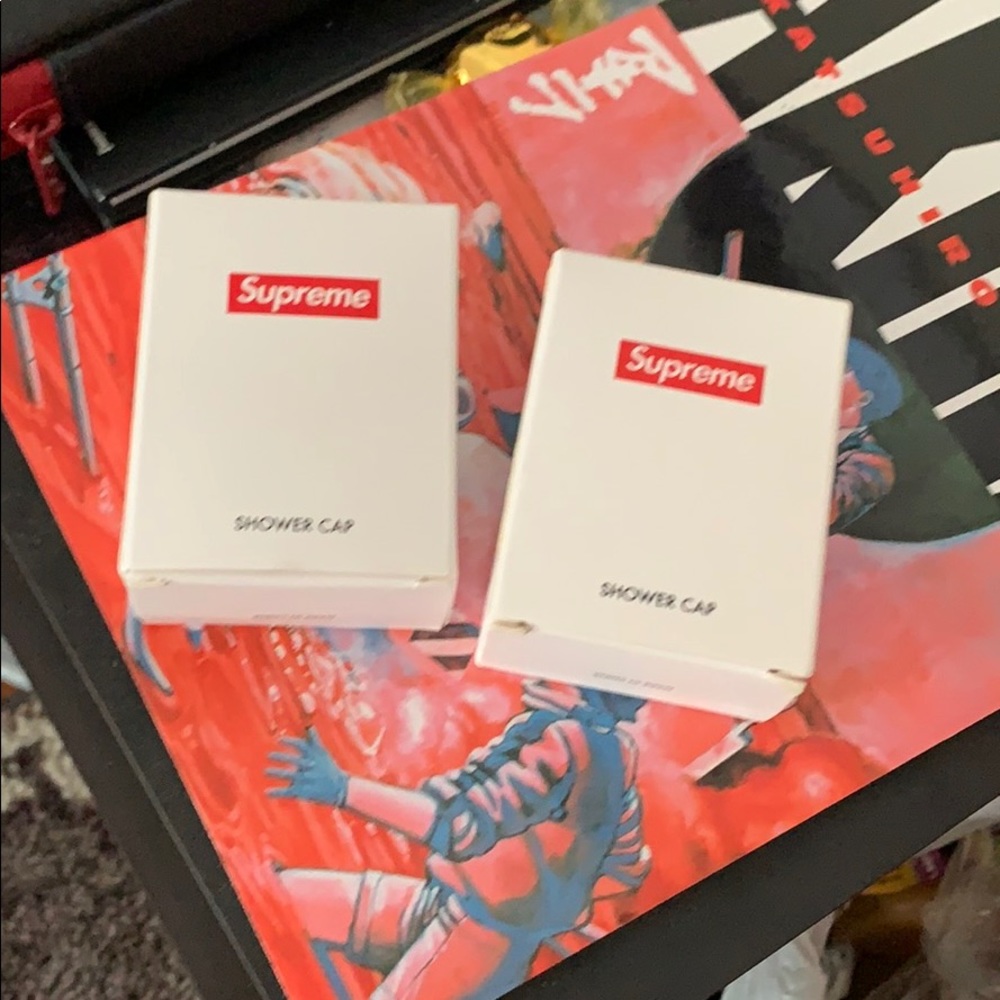 SS19 shower caps supreme